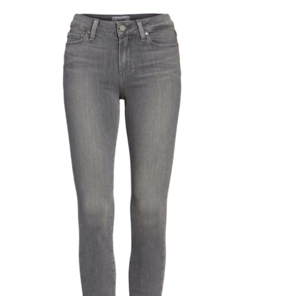 PAIGE Paige Verdugo Ultra Skinny Silvie Grey Jeans Size 29 - Picture 4 of 9